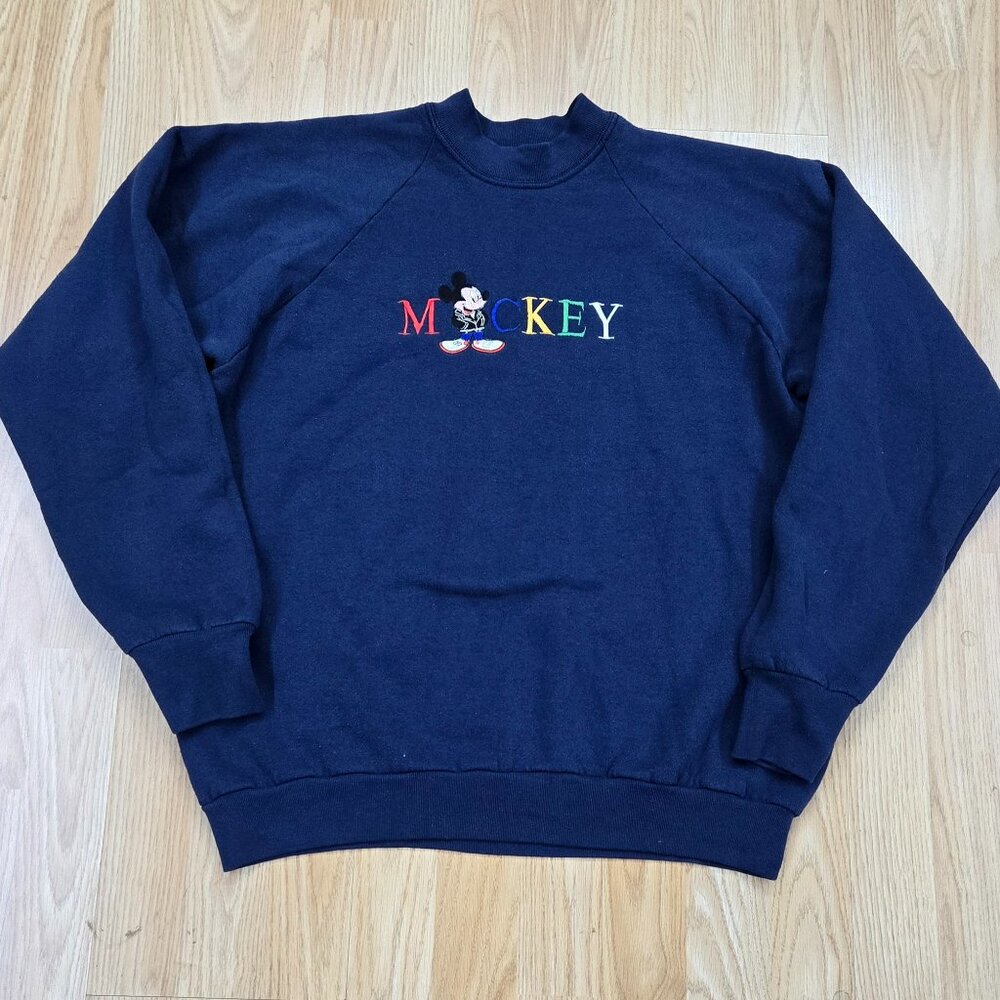 Vintage 90s Mickey mouse raglan sweater